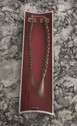 American Girl Doll Clip in Braids- set of 2 (Brand New
