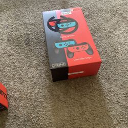 Unopened Switch Travel Kit And Steering Wheels