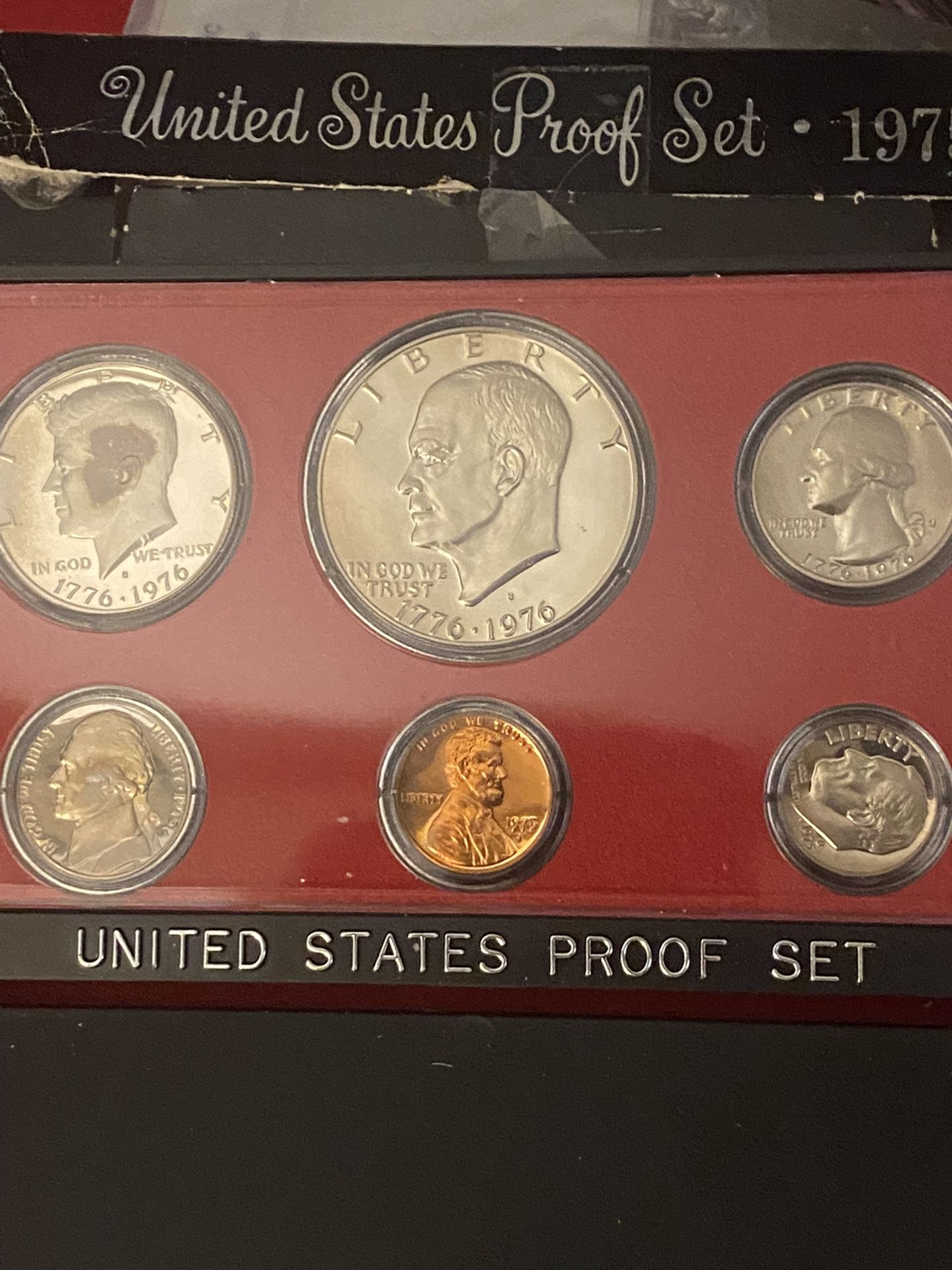 1975 /1976 S BICENTENNIAL PROOF SET WITH ERROR