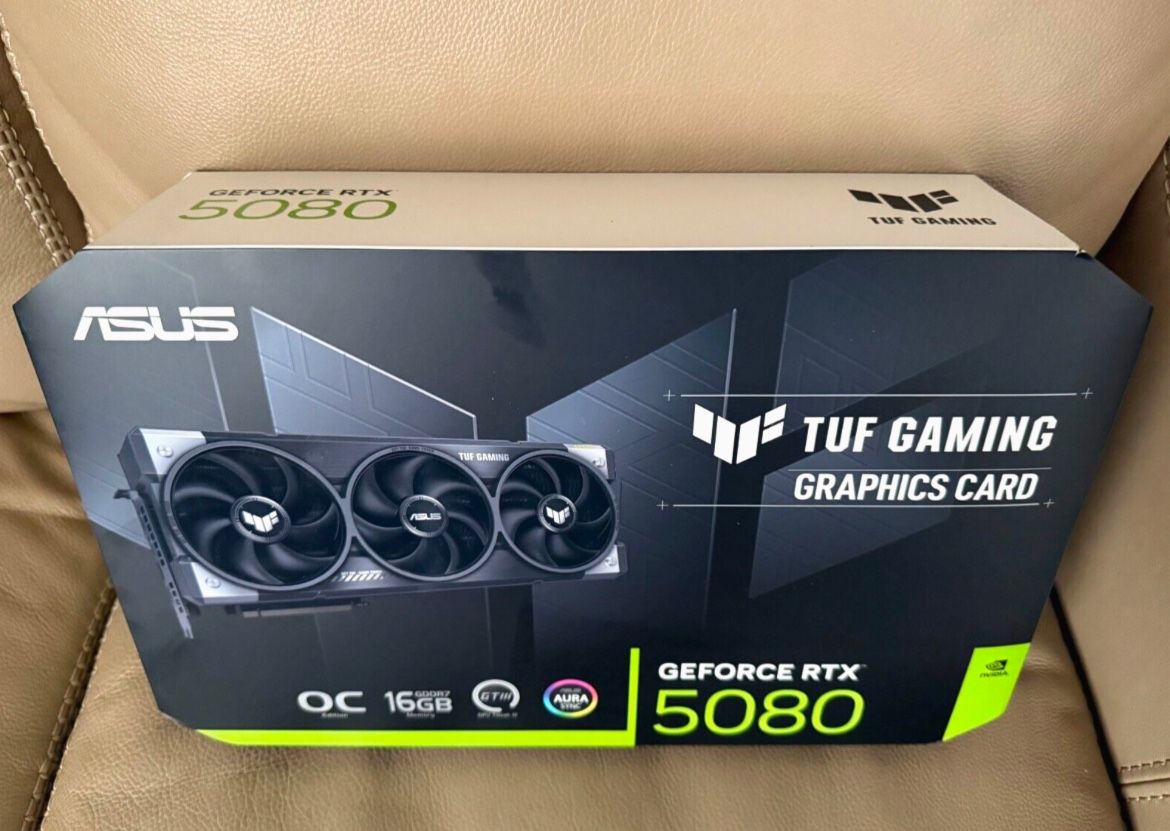 ASUS RTX 5080 Tuf Gaming OC 16GB Graphics Card