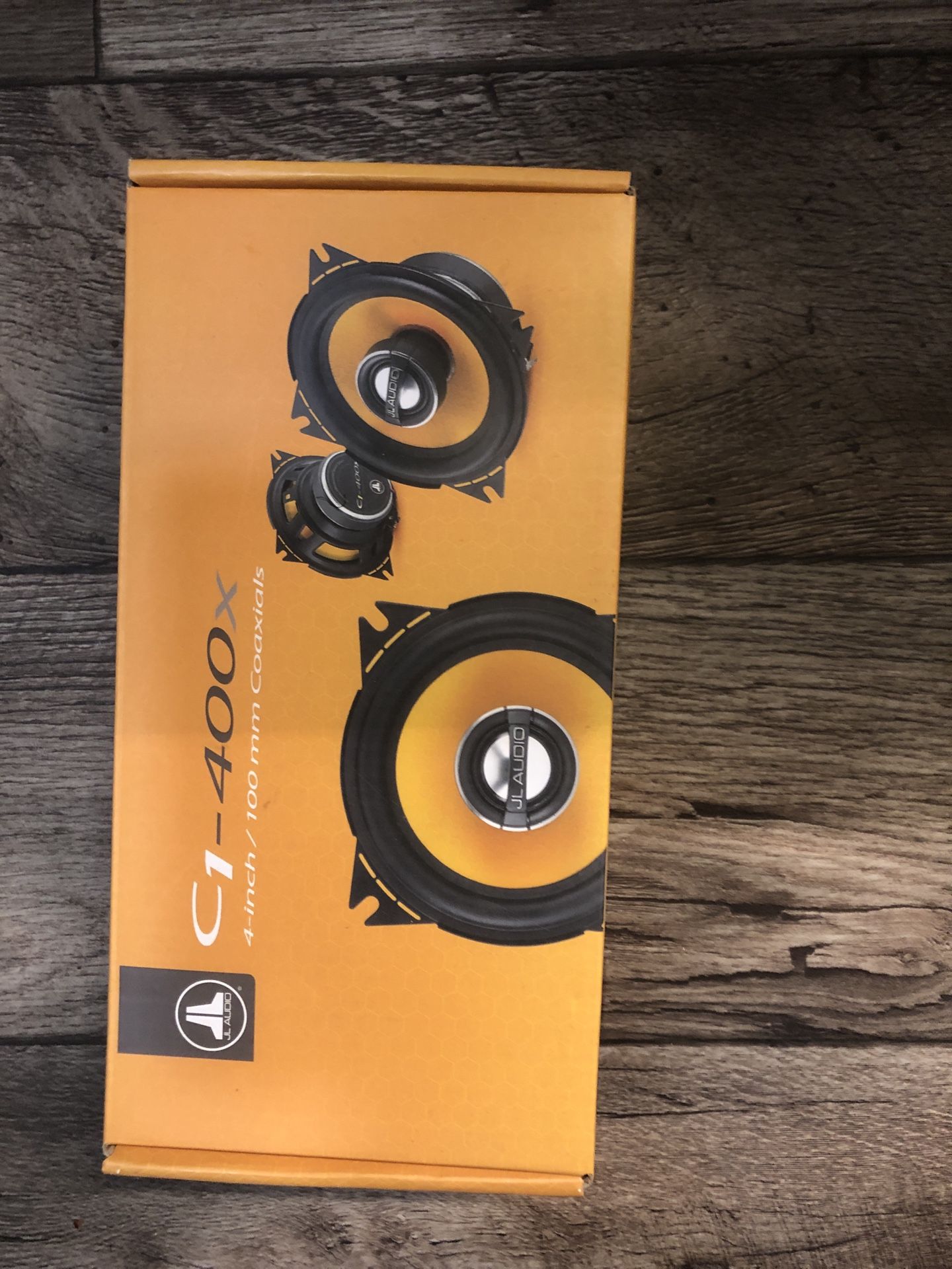 NEW NEVER USED JL Audio C1-400 x 4 2-Way Coaxial Car Audio Speakers 90$
