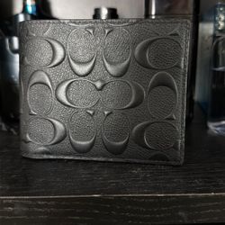 Men’s Black Coach Wallet