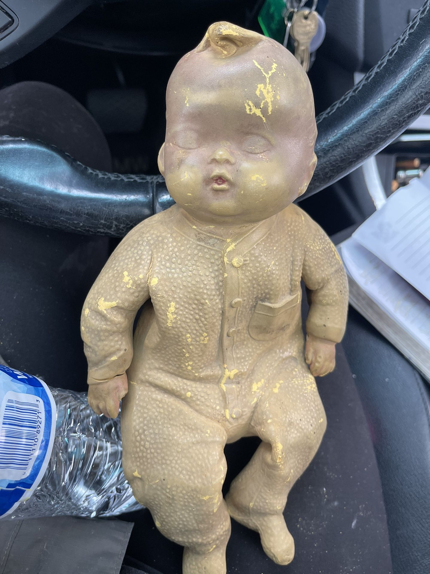 Creepy Antique Rubber Baby Doll