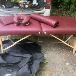 Massage table