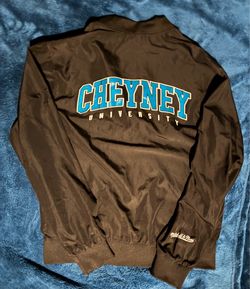 Mitchell & Ness Cheyney University Satin Bomber Jacket
