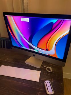 2020 Apple iMac Big 27-inch 5K Retina display 3.1ghz 6 Core i5 Intel 16gb Ram 256gb Ssd.