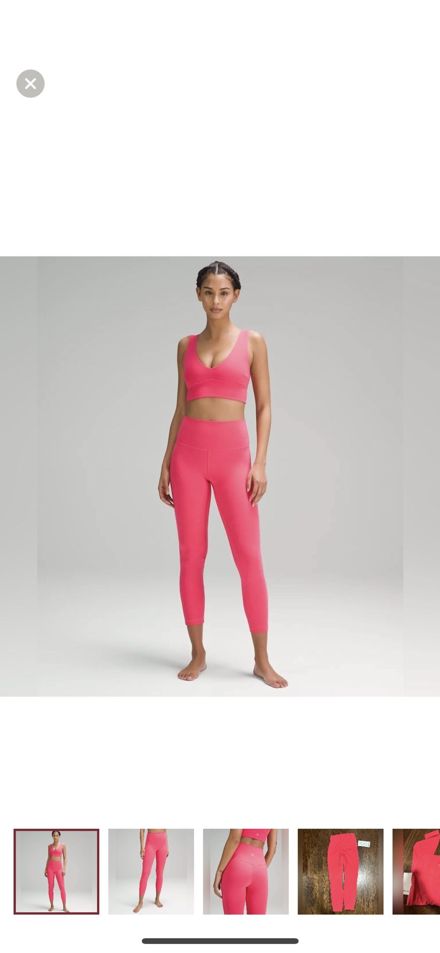 Lululemon Align Leggings 25” in Lipgloss Pink