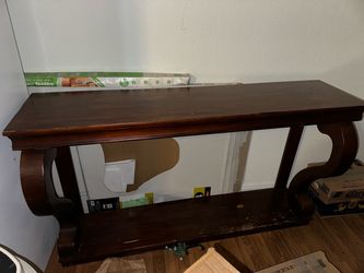 Brown entry table
