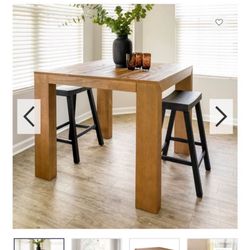 Plank And Beam Counter Height Table 