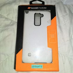 Boost Mobile Indigo LG Stylo 2 Case New!