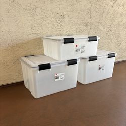 One New WEATHERTIGHT Iris Storage Box