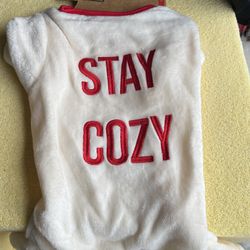 Brand New Fuzzy Dog Pajamas Size Large