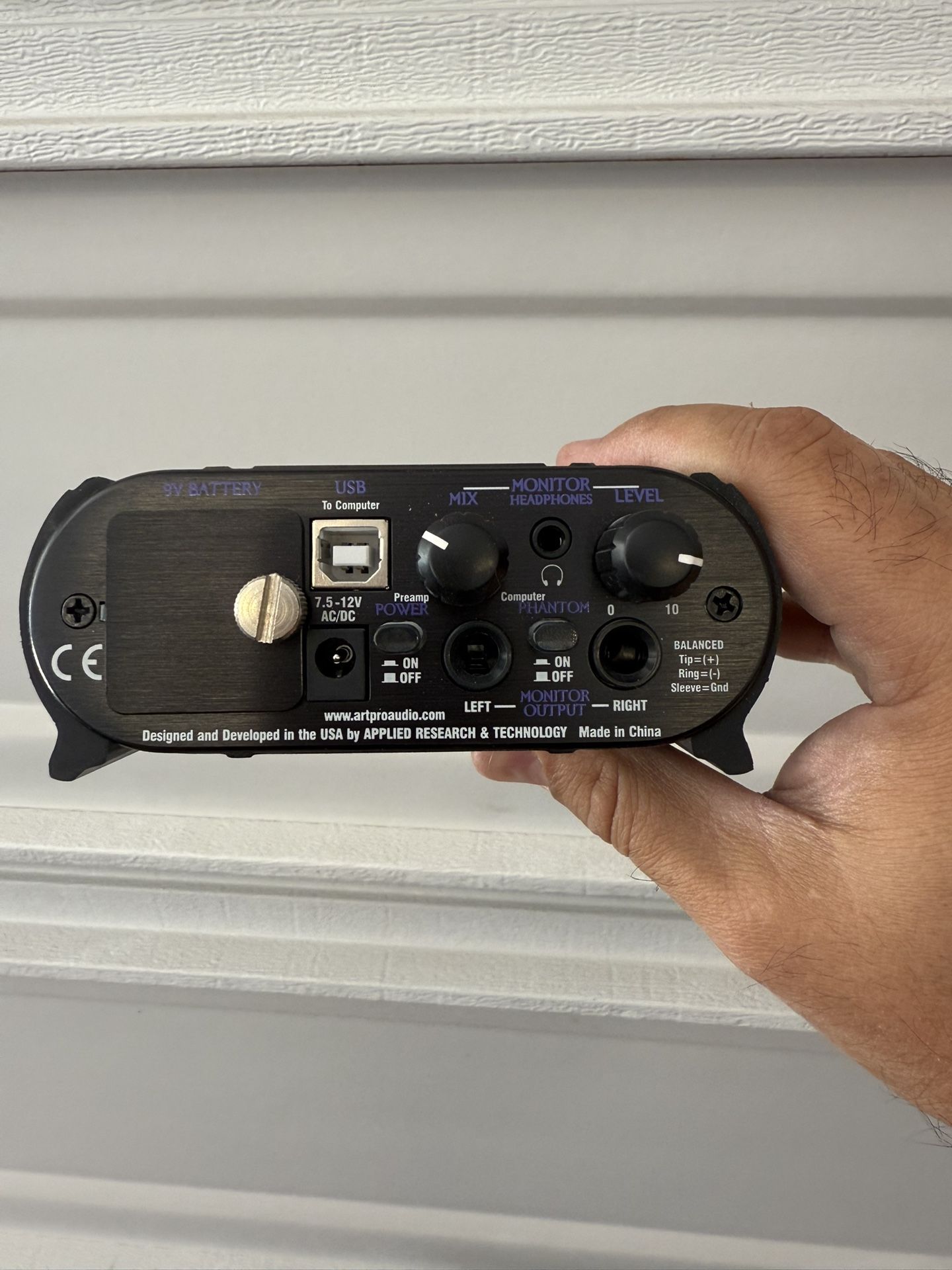 USB Dual Pre Two Channel Preamplifier/Computer Interface (USBDUALPREPS),Black