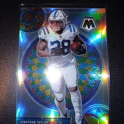 Mosaic Stain glass Jonathan Taylor Football Card