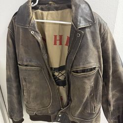 Vintage leather jacket