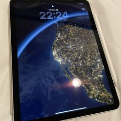 iPad Air 5 (256GB) + Apple Pencil 2 - Like New - Warranty 2026 - Full Box