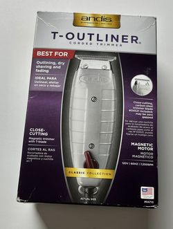  ANDIS T-Outliner 04710 Professional Barber Salon Trimmer Hair Cut Trimmer (broken Razor )
