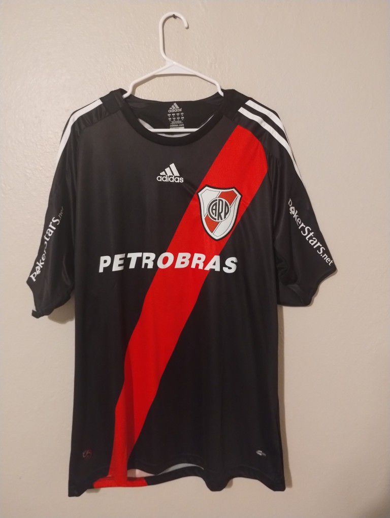 ARGENTINA RIVER PLATE Away 2008-2009 Black Camiseta Jersey Shirt  XL Futbol 
