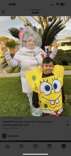 SpongeBob And sandy Costume