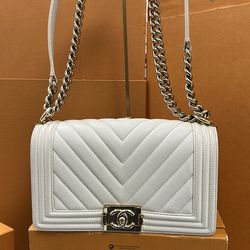 Chanel Handbag Medium Caviar Boy