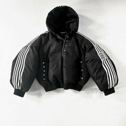 Black Streetwear Puffer 