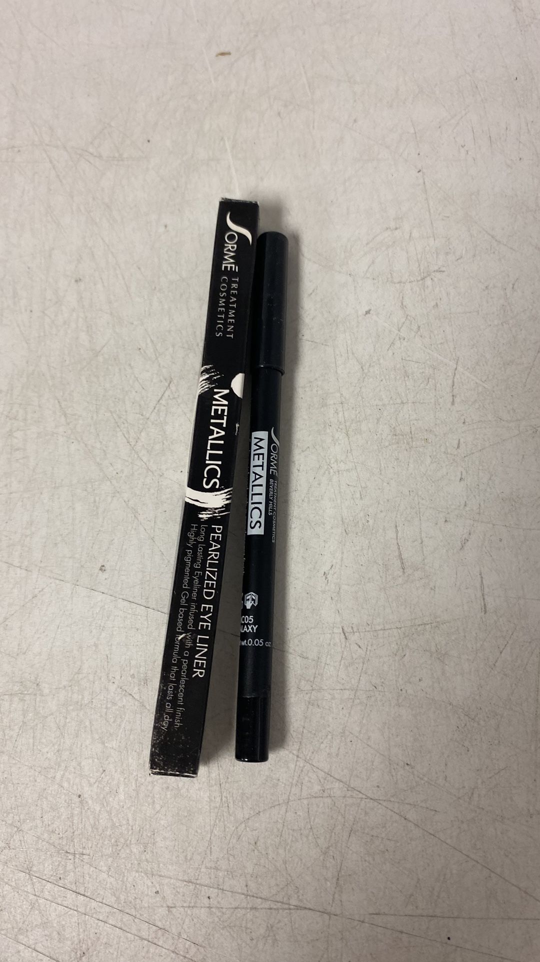 Sorme Treatment Cosmetics Metallic Long Lasting Pearlized Eyeliner Galaxy Black
