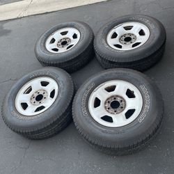4 - 265/70r17 6x135 6x5.31 Expedition Ford Stock Rims Wheels With Good Tires 90% Treads