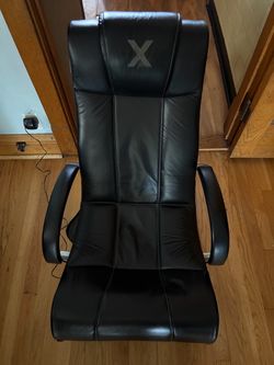 X Rocker Gaming Floor Chair Black