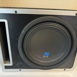 Alpine S-SB12V 12 Inch Ported Subwoofer