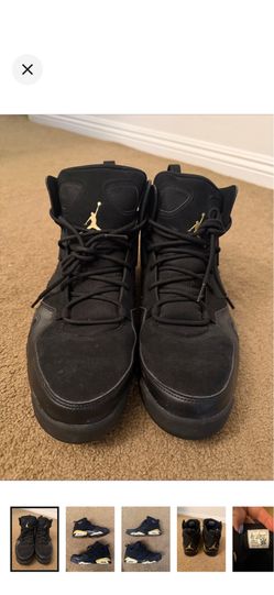 Jordan• Flight Club 91 in Black Metallic Gold