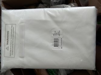 2 panels- 20ft-10ft total. white drape for sell $21.99 brand new never open