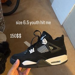 Jordan 4 youth size 6.5