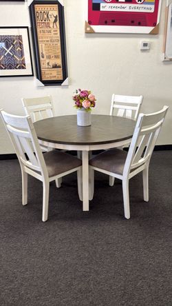 Dining table 48” with 4 chairs