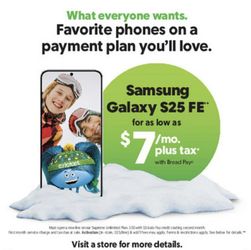 Samsung Galaxy S25 FE $7