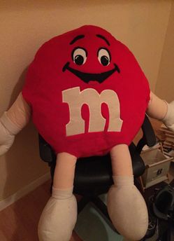Giant m&m teddy bear