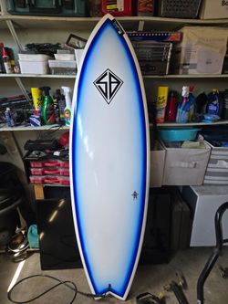 Scott Burke 5'10" Baja Fish Surfboard