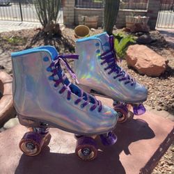 Angel Skates Holographic Size 9