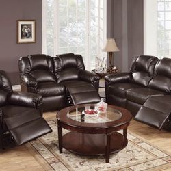 Sofa, Love Seat & Chair