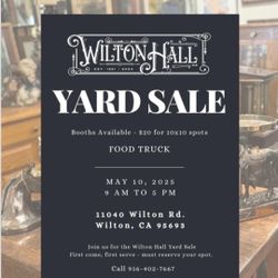 Wilton Hall Yard Sale