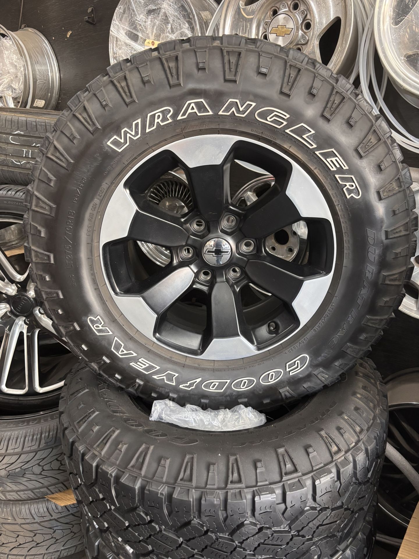 18” Chevy wheels