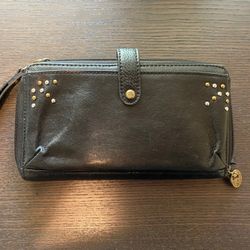 The Sak Leather Wallet Wristlet 