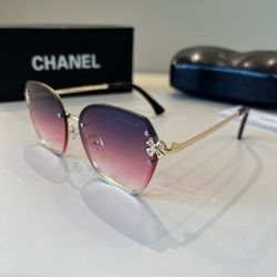 Women's Gold Frame Sunglasses