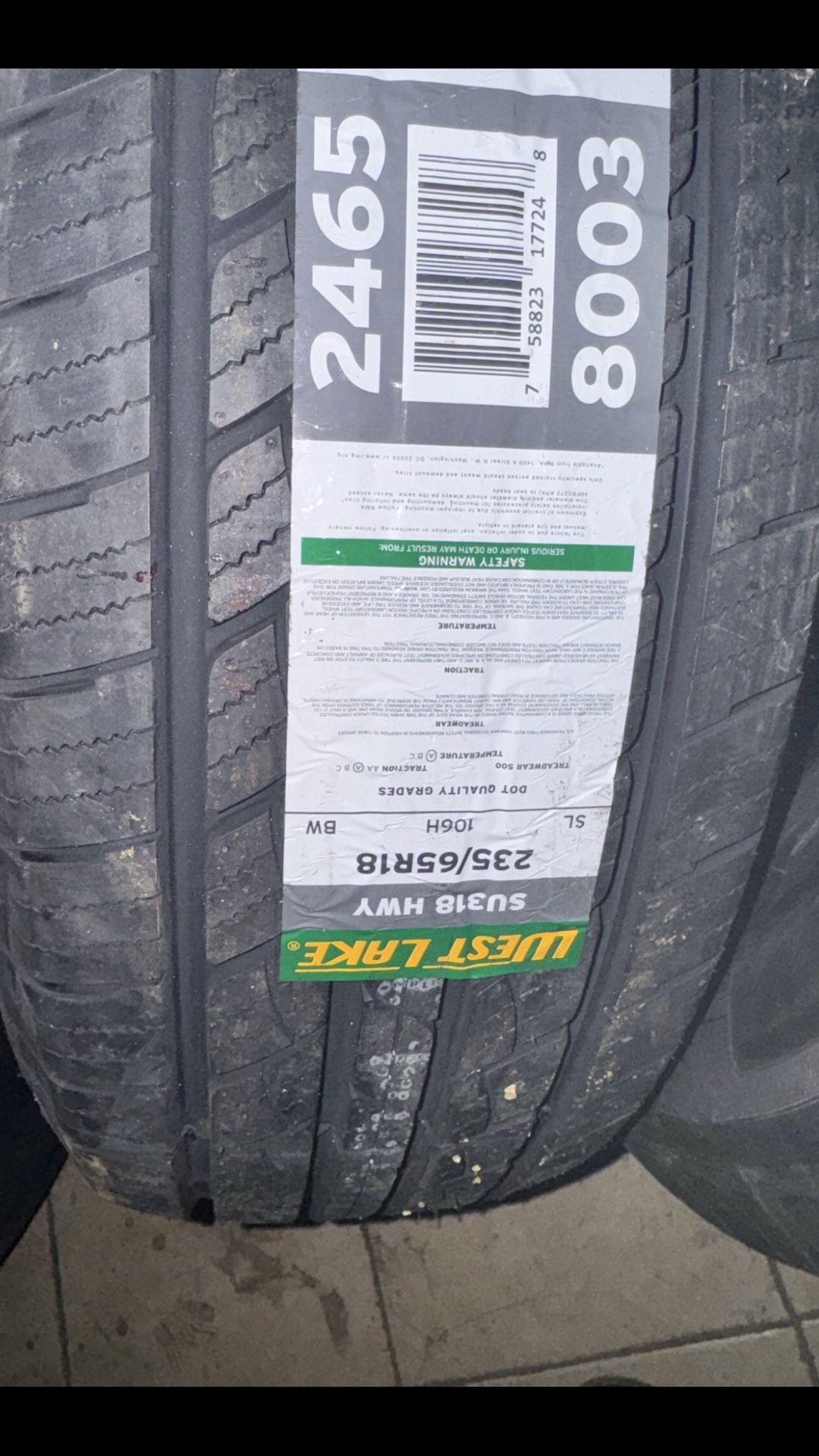  BRand New Tires  2 Full Sets 