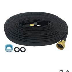 75X1/2 Flat Soaker Hose with Landscape Staples