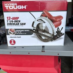Hyper Tough 7 1/4 Inch Circular Saw
