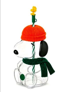 Starbucks Snoopy Glass Cup