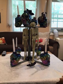 Gorgeous Halloween centerpiece/ chandelier