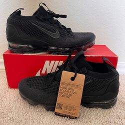 Nike Air VaporMax Flyknit GS Triple Black