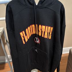 New Xxl Florida State Seminole Black Hoodie Sweatshirt 