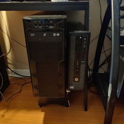 Super Fast Desktop 10Gb, 1Tb HD,dual Monitors,mouse,keyboard,speakers Blazing Fast